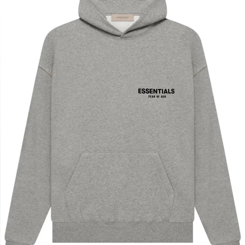 FEAR OF GOD ESSENTIALS DARK OATMEAL HOODIE - multi